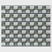 Brides Besties Modernes Foto Hochzeit Brautsmaid Geschenkpapier (Flach)