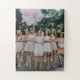 Bride's Besties Wedding Bridesmaids DIY Foto hinzu Puzzle