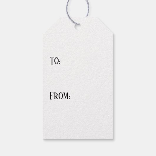 Brides Blue Wedding Geschenkanhänger (Rückseite)