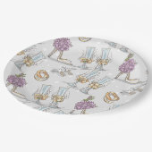 Bride's Bridal Shower  Pappteller (Schrägansicht)