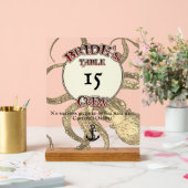 Bride's Crew  Acrylschild (Hochzeit)