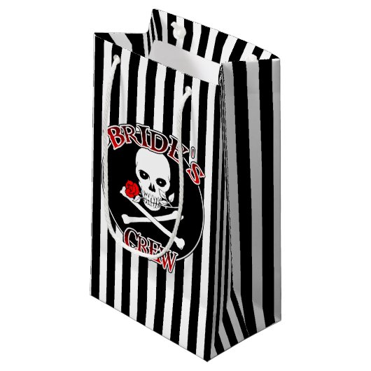 Brides Crew-Geschenktasche Kleine Geschenktüte (Vorderseite Schrägansicht)
