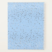 Brides Custom Wedding Planner Notebook-Aqua Blue Planer (Rückseite)