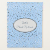 Brides Custom Wedding Planner Notebook-Aqua Blue Planer (Vorderseite)