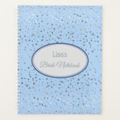 Brides Custom Wedding Planner Notebook-Aqua Blue Planer (Vorderseite)