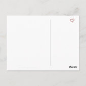 Bride's Dankeschön Karte (Rückseite)