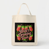 Brides Drinking Team Junggeselinnen-Abschied Desig Tragetasche (Vorne)