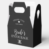 Bride's Entourage | Jungfernhäuser Geschenkschachtel (Geöffnet)
