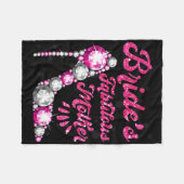 Bride's fabelhafte Mutter glückliche Hochzeit Marr Fleecedecke (Vorderseite (Horizontal))
