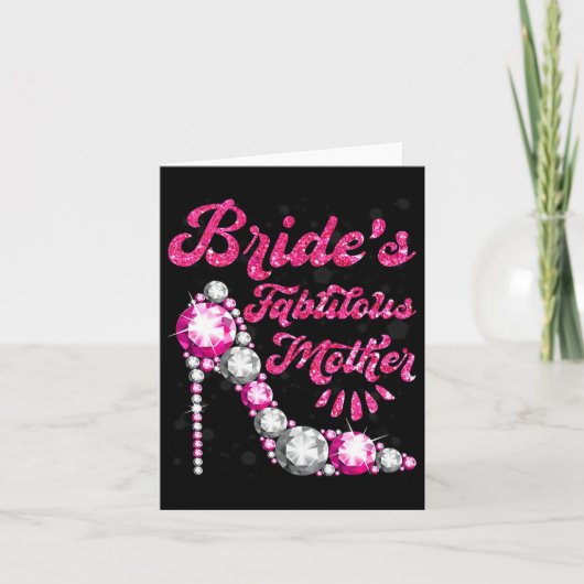 Bride's fabelhafte Mutter glückliche Hochzeit Marr Karte (Vorderseite)