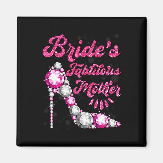 Bride's fabelhafte Mutter glückliche Hochzeit Marr Magnet (Vorne)