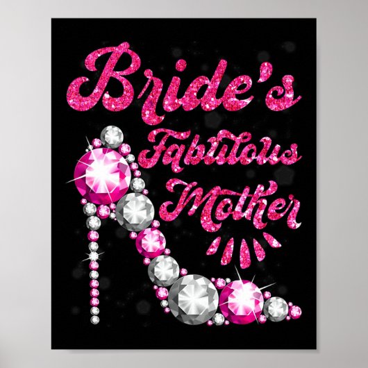 Bride's fabelhafte Mutter glückliche Hochzeit Marr Poster (Vorne)
