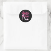 Bride's fabelhafte Mutter glückliche Hochzeit Marr Runder Aufkleber (Tasche)
