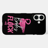 Bride's Flock, Flamingo Bridesmaid Brautparty Case-Mate iPhone Hülle (Rückseite (Horizontal))