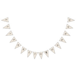 Brides Happy Verlobung Wimpelkette