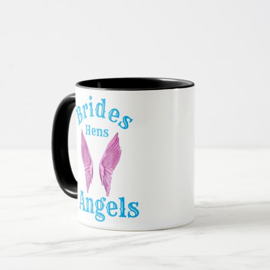 Brides Hens Angels Tasse (Vorderseite Links)