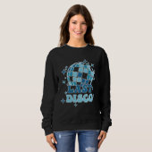Brides Last Disco Disco Bachelorette Party Disco Sweatshirt (Vorne ganz)