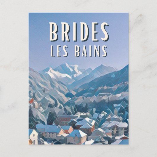 Brides Les Bains Postkarte (Vorderseite)