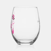 Brides letzter Junggeselinnen-Abschied Weinglas Ohne Stiel (Links)