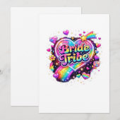 Brides Maids Wedding Bachelorette Party Einladung (Vorne/Hinten)