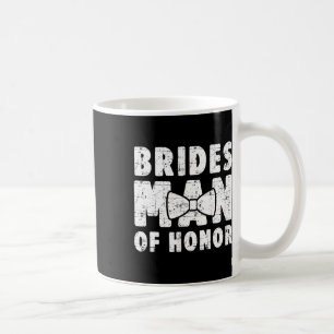 Brides Man of Honour Wedding T-Shirt Bachelor Bach Kaffeetasse