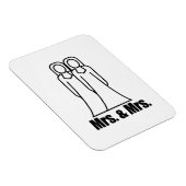 BRIDES MRS. UND MRS. - MAGNET (Rechte Seite)