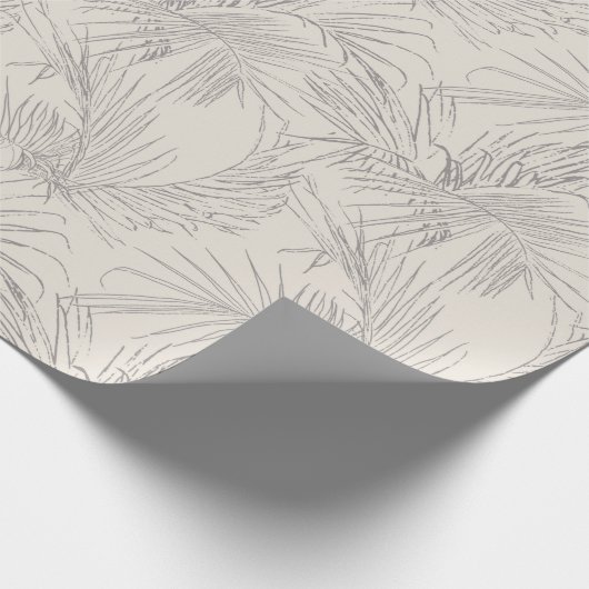 Bride's Paradise, Tropical Romance Gift Wrap Roll Geschenkpapier (Ecke)