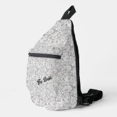 Brides personalizable Floral Crossbody Bag (Rechte Ecke)