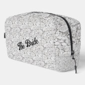 Brides personalizable Floral Waschbeutel (Rechte Ecke)