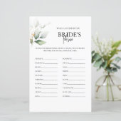 Brides Phrase Greenery Brautparty (Stehend Vorderseite)