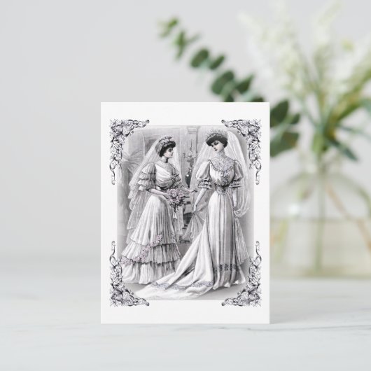 Brides - Postkarte (Stehend Vorderseite)