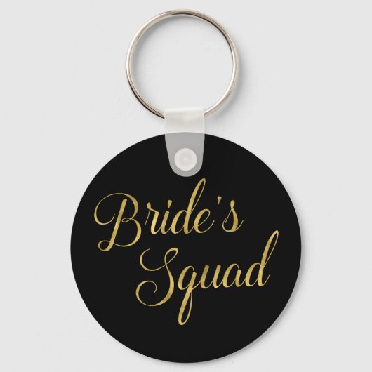 Bride's Squad Bridesmaid-Geschenk Schlüsselanhänger (Vorderseite)