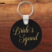 Bride's Squad Bridesmaid-Geschenk Schlüsselanhänger (Vorderseite)