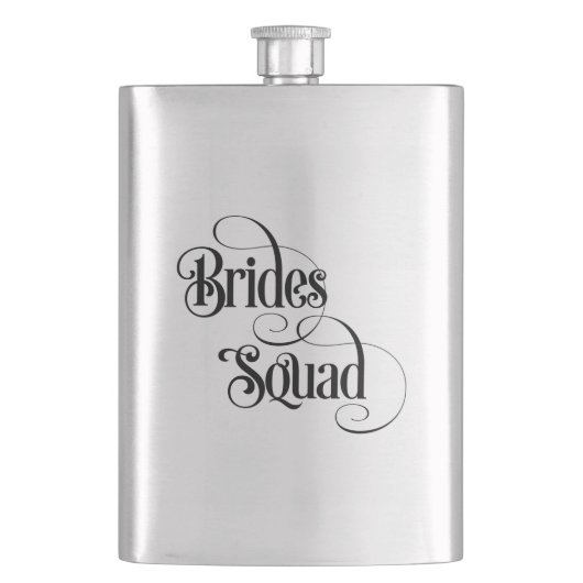 Brides Squad Flachmann (Vorderseite)
