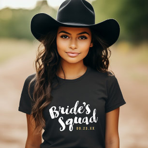 Bride's Squad Personalisiert Brautparty Tanks