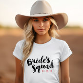 Bride's Squad Personalisiert Brautparty Tanks