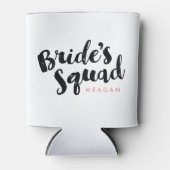 Bride's Squad Personalisiert Bridesmaid Geschenke Dosenkühler (Vorderseite)