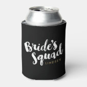 Bride's Squad Personalisiertes Brautparty Geschenk Dosenkühler (Kanne Vorderseite)