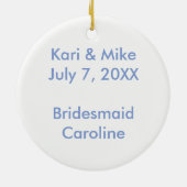 Brides-Team Keramik Ornament (Hinten)