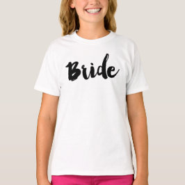 Brides Typografie Kalliaphy Handschrift Kleid Tri-Blend Shirt