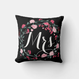 Brides Vintage Blumengarlandkranz Kissen