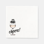Brides Wedding Cheers Serviette (Vorderseite)