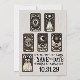 Brides Wedding Tarot Save The Date