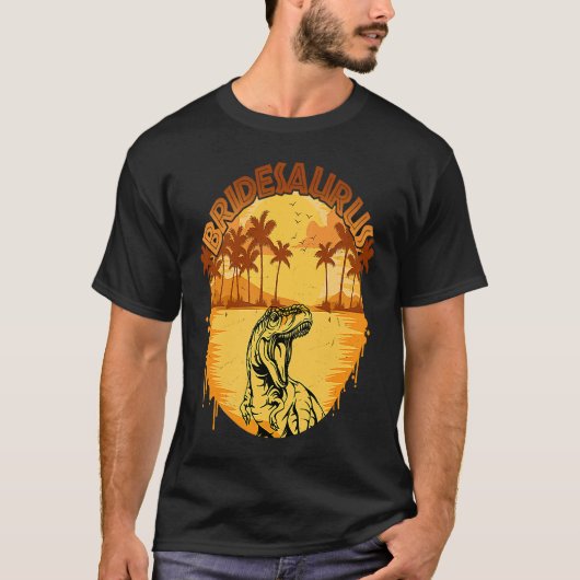 Bridesaurus TRex Dinosaur Bride Saurus Family Matc T-Shirt (Vorderseite)