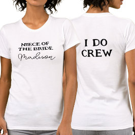 Brideschichte | I Do Crew White T-Shirt