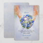 Bridesmädchen-Anfrage Einladung (Vorne/Hinten)