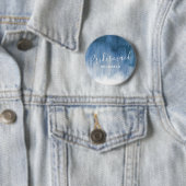 Bridesmaid abstrakte Hochzeitsknöpfe Button (Beispiel)