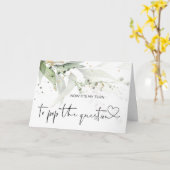 Bridesmaid-Anfrage Pop der Frage-Trauzeugin Karte (Gelbe Blume)