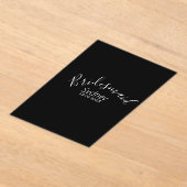 Bridesmaid bachelorette party add name modern acryleinladungen (Ablage )