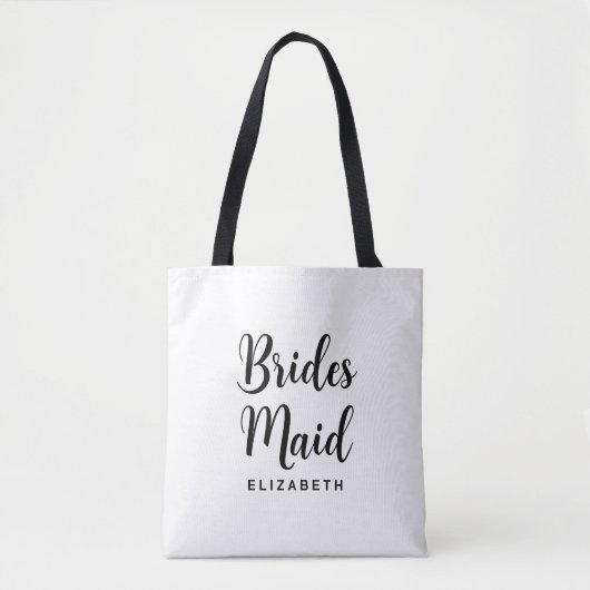 Bridesmaid Bachelorette Template Womens Modern Tasche (Vorderseite)